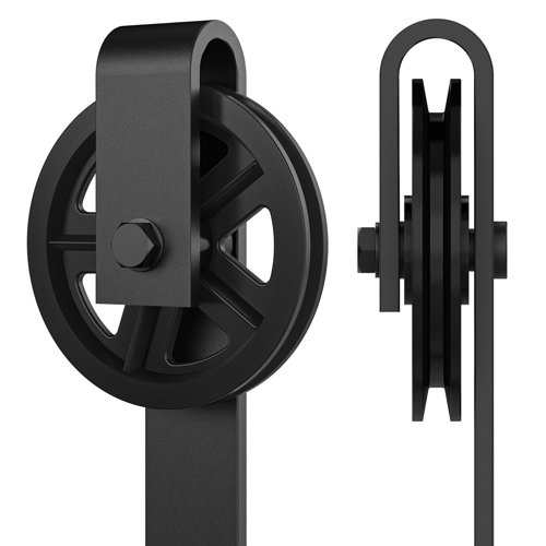 HomLux Sliding Barn Door Hardware Rollers & Reviews Wayfair